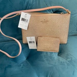 Kate Spade Joeley crossbody and matching cardholder. NWT